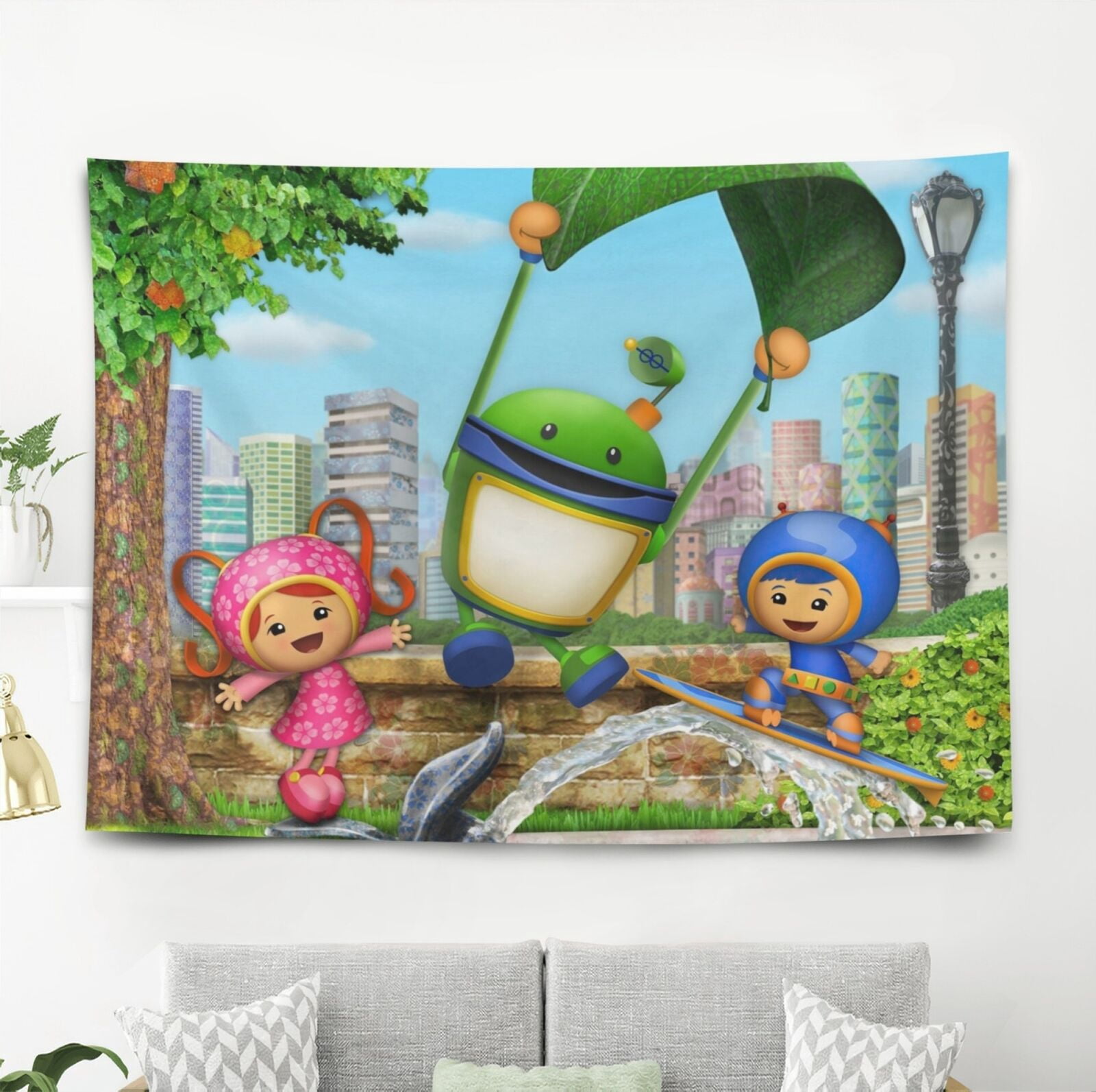 Team Umizoomi Tapestry Wall Hanging for Bedroom Dorm Wall Tapestry ...