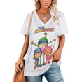 thumbnail image 1 of Team Umizoomi Women's Shirt V-Neck Breathable Short-Sleeve T-Shirt Casual Fashion Tee Soft & Trendy Blouse 3XL, 1 of 8