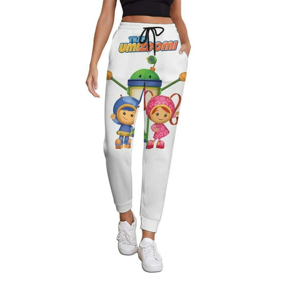 Team Umizoomi Women's Sweatpants Fall Jogger Pants Workout Lounge Comfy Athletic Joggers M