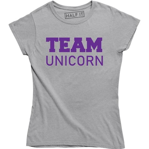 Team Unicorn Cute Mythical Magical Christmas Birthday Party Women's Tee Shirt