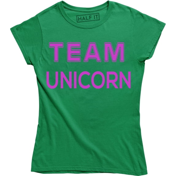 Team Unicorn Cute Mythical Magical Christmas Birthday Party Women's Tee