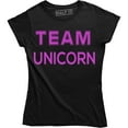 thumbnail image 1 of Team Unicorn Cute Mythical Magical Christmas Birthday Party Women's Tee, 1 of 4