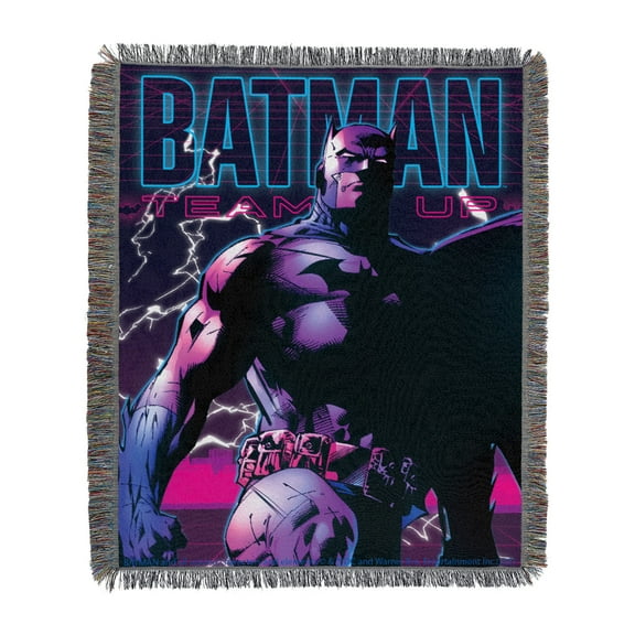 Team Up Batman Woven Tapestry Throw Blanket