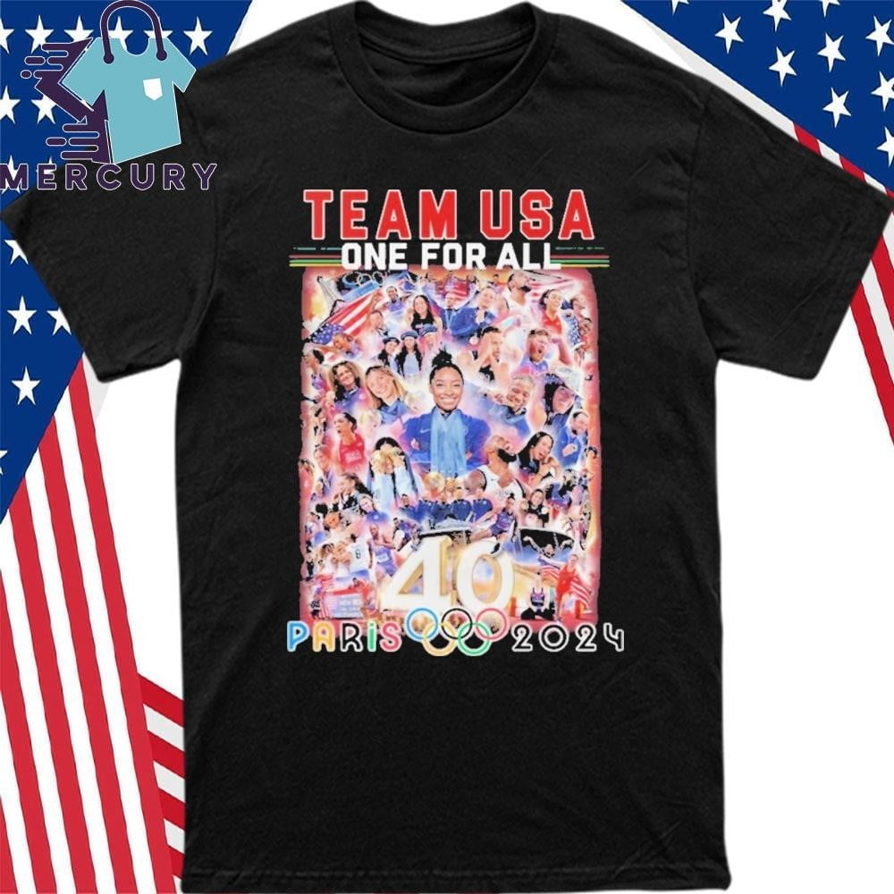 Team Usa One For All Olympic Paris 2024 T Shirt