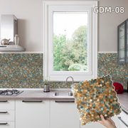 Team Value Mosaic Strong Adhesive, 11.1 11.8-inch Tile Wallpaper, Kitchen Wall Tile.