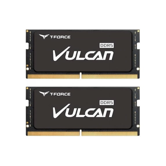 Team Vulcan 32GB (2 x 16GB) 262-Pin DDR5 SO-DIMM DDR5 5200 (PC5 41600) Laptop Memory Model FLBD532G5200HC38DC-S01