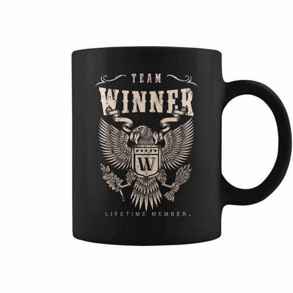 Team Winner Lifetime Member Coffee Mugs