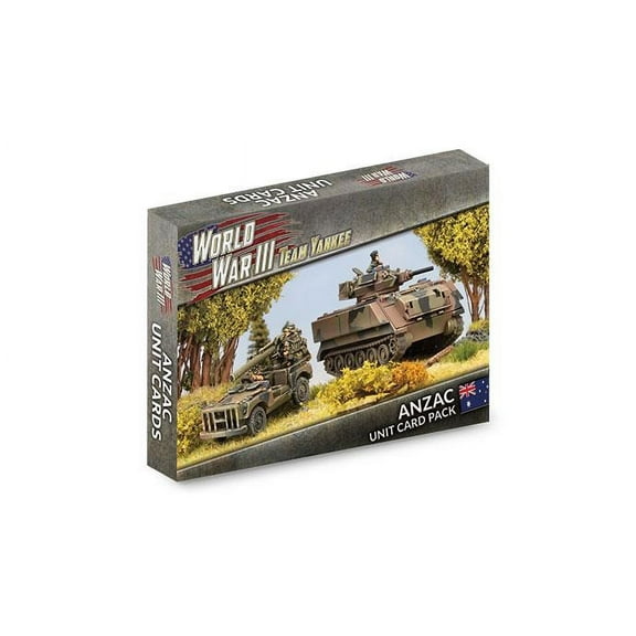 Team Yankee: ANZAC Unit Card Pack (29 Cards) - WW3-09A