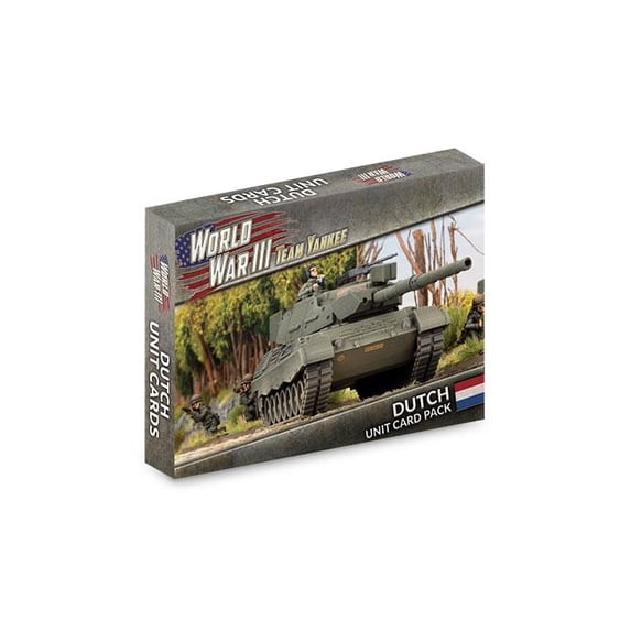 Team Yankee: Dutch Unit Card Pack (31 Cards) - WW3-09D