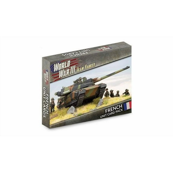 Team Yankee: French Unit Cards (x33 Cards)
