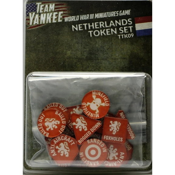 Team Yankee Netherlands Dutch Token Set TTK09