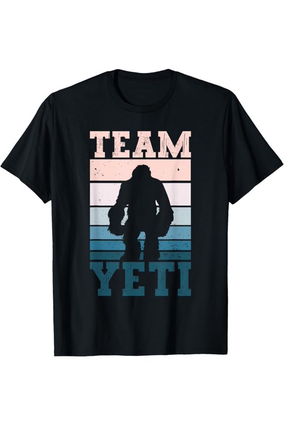 Team Yeti Yeti Cryptid Abdominal Snowman T-Shirt