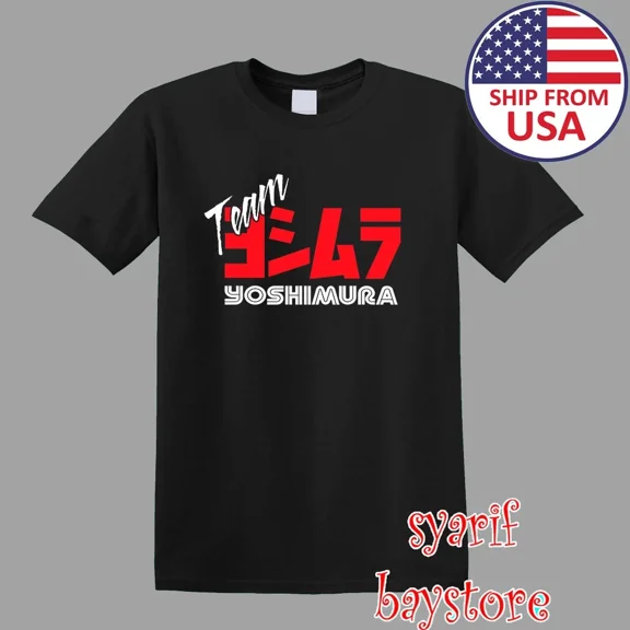 Team Yoshimura Racing Men's Black Size S to 5XL