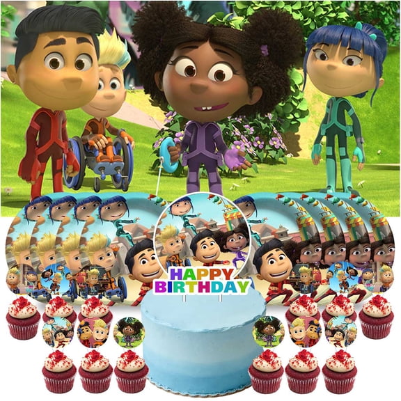 Team Zenko Go Birthday Supplies Plates Decorations Decor Backdrop Banner Cake Topper Fans