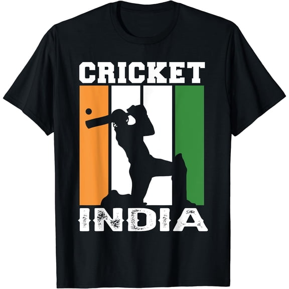 Team india cricket indian flag Womens men Fan cricket T-Shirt