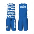thumbnail image 1 of Team-up Greece Flag Grain Men Basketball Jersey Set Shirt & Pants Sleeveless Custom Name Nunber Exclusive, 1 of 1