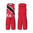 thumbnail image 1 of Team-up Trinidad And Tobago Flag Grain Men Basketball Jersey Set Shirt & Pants Sleeveless Custom Name Nunber Exclusive, 1 of 1