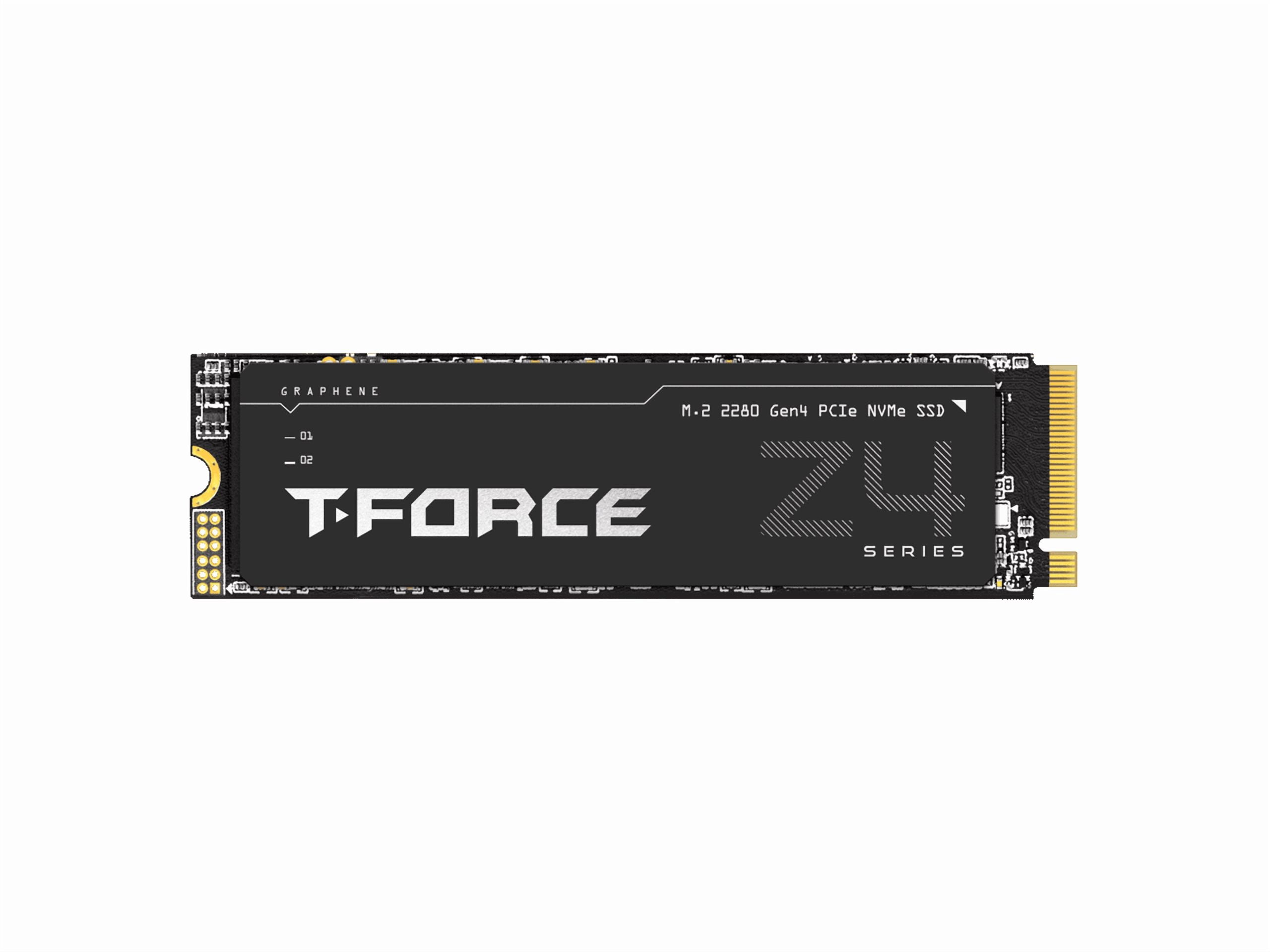 Team Group T-FORCE Z44A7Q M.2 2280 2TB PCI-Express 4.0 x4 3D NAND Internal Solid State Drive (SSD) TM8FFW002T0C129