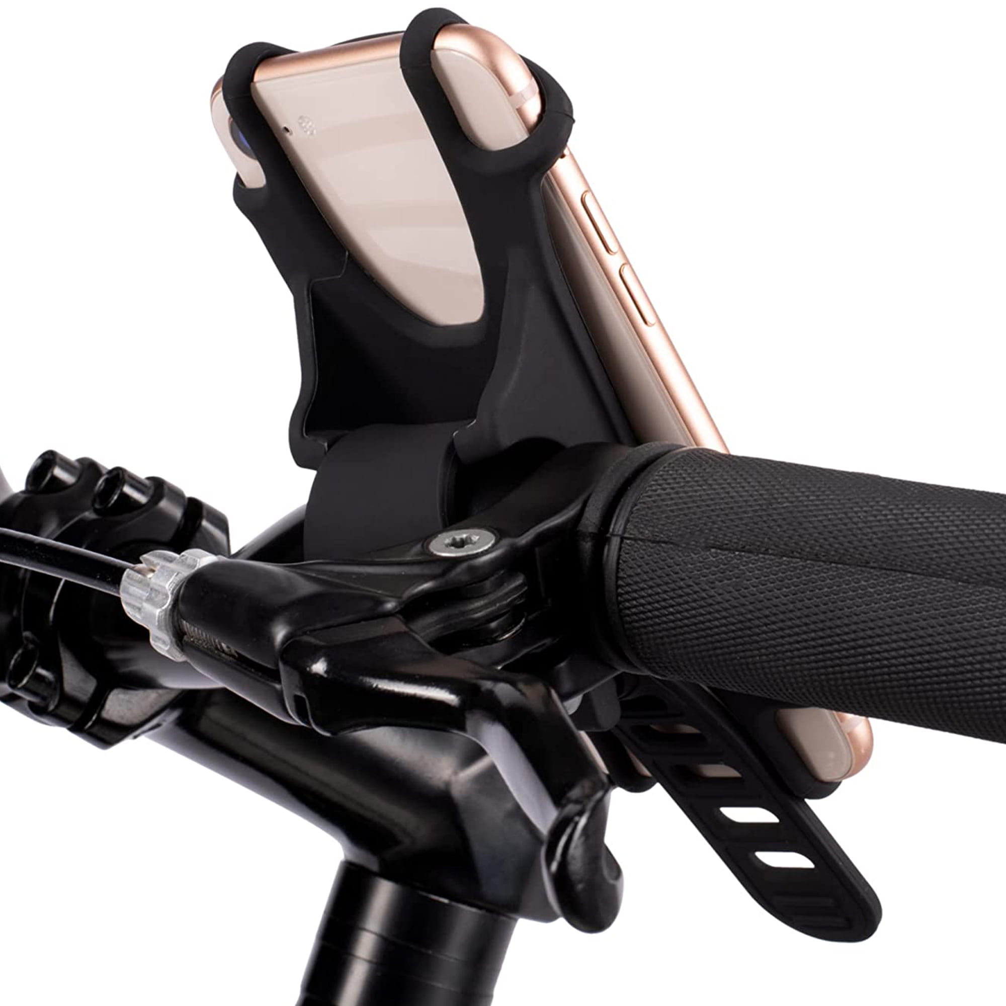 TeamObsidian Bike Phone Mount Non Slip Motorcycle Bicycle Cellphone Holder Medium