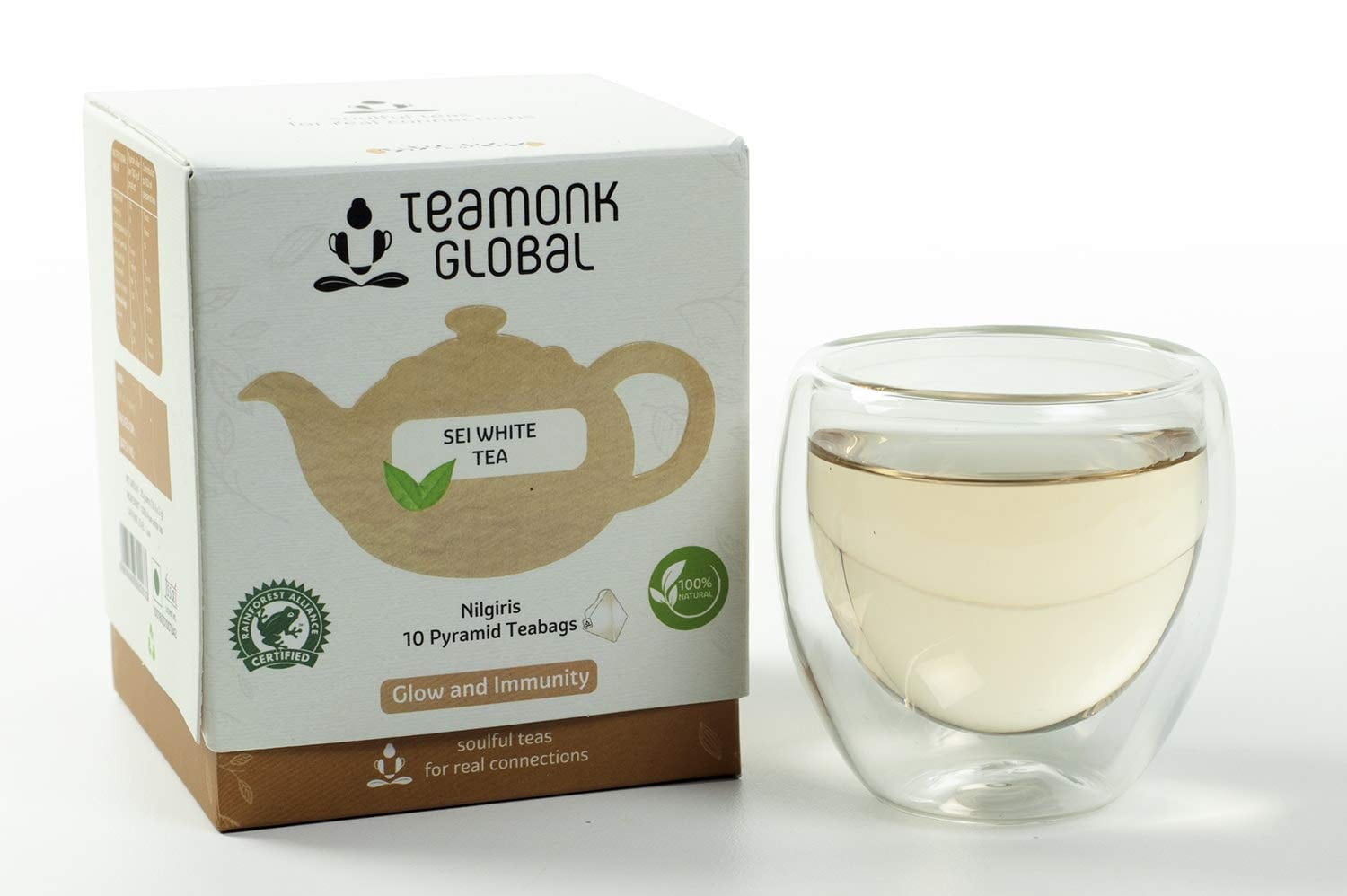 Teamonk Reeti Usda Certified Organic Darjeeling White Tea Box 10