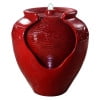 Teamson Home 16.93" Outdoor Glazed Pot Water Fountain