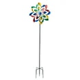 thumbnail image 1 of Teamson Home 18" dia. X 70" H Metallic Kinetic Windmill Spinner, Multi, 1 of 7