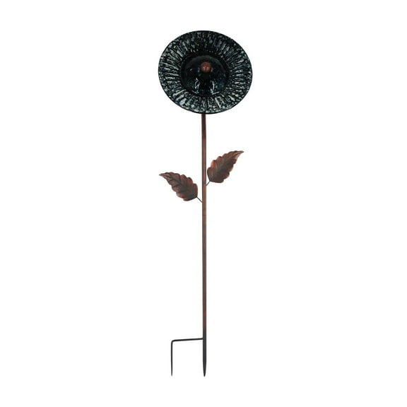 Teamson Home 3601810 Solar Garden Stake, Black