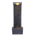 thumbnail image 1 of Teamson Home 38.58" Curved Waterfall Fountain with LED, 1 of 11