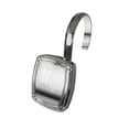 thumbnail image 1 of Teamson Home Bathroom Shower Curtain Hooks Set Picnic Chrome HK40152, 1 of 2