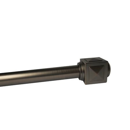 Elegant Home Fashions Shower Rod with a Diamond Design