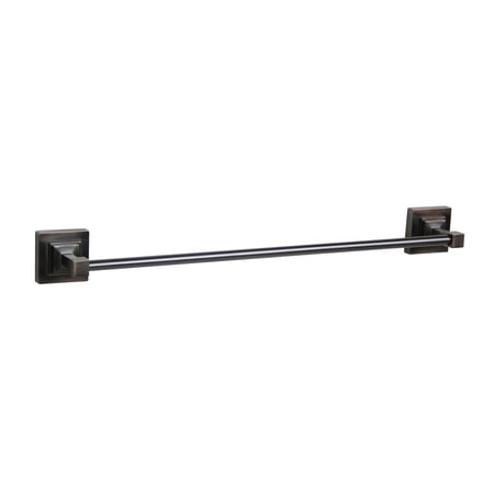 Teamson Home Bathroom Towel Holder Bar Rail Oil Rubbed Brown BH3034