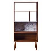 Teamson Home Kingston Bookcase with Faux Marble Top