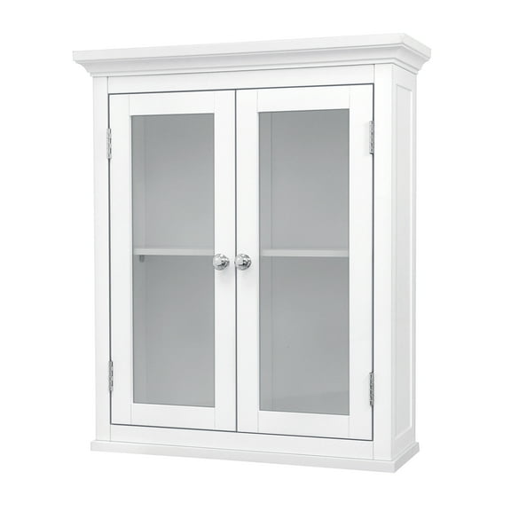 Teamson Home 20" x 24.02" Removable Wall Cabinet, White