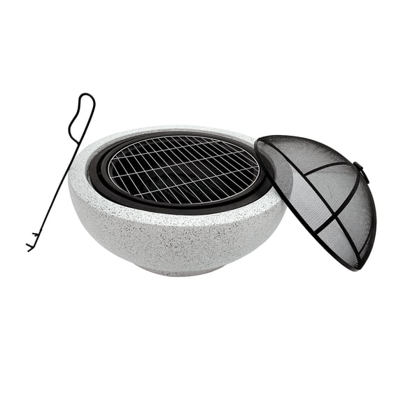 Teamson Home Outdoor 23.62" Wood Burning Fire Pit