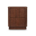 thumbnail image 1 of Teamson Home Potomac Modern 2-Drawer Nightstand with Push-to-Open Storage, Rounded Corner & Solid Wood Frame, 1 of 8