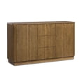 thumbnail image 1 of Teamson Home Potomac Modern Solid Wood Sideboard with Push-to-Open Storage, Adjustable Shelf, 3 Drawers & 2 Cabinets, 1 of 13