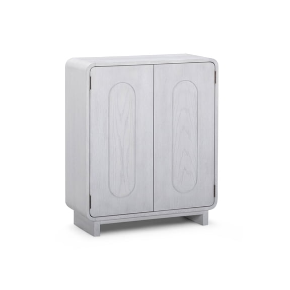 Teamson Home Tenley Modern Accent Storage Cabinet with Adjustable Shelf & Handle-Free Doors