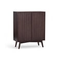 thumbnail image 1 of Teamson Home Tremolo Modern Boho Accent Cabinet with Adjustable Shelves, Push-Open Doors, Solid Wood & Fluted Fronts, 1 of 9