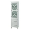 thumbnail image 1 of Teamson Home Blue Ridge Tall Linen Cabinet with Storage Drawers, White, 1 of 8