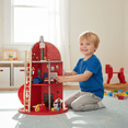 thumbnail image 1 of Teamson Kids Wooden Fire Station Playset with 24 Figurines, Multi, 1 of 15