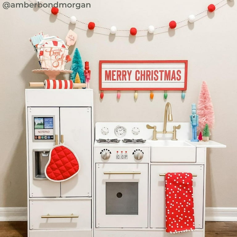 Kids kitchen with fridge on sale