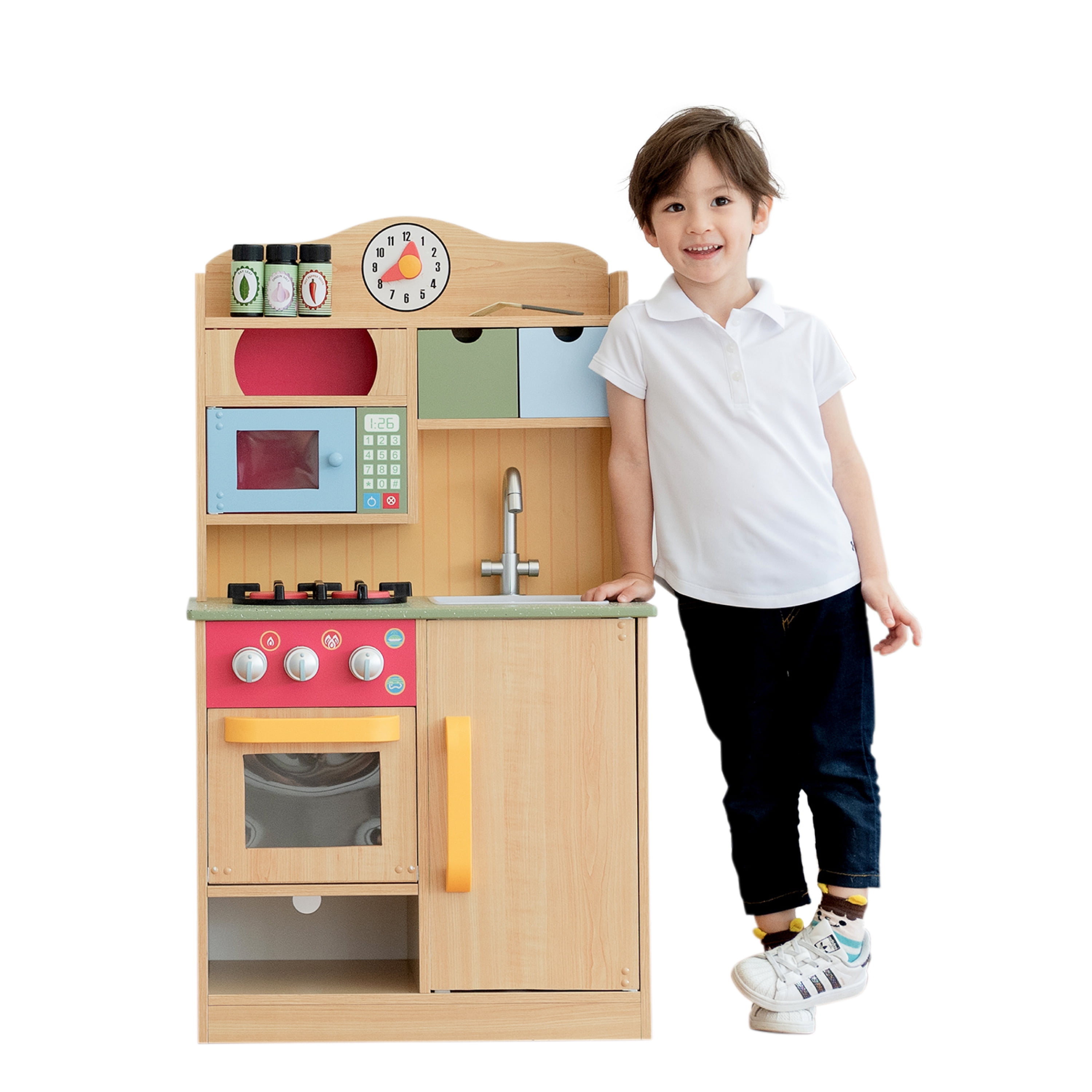 Teamson Kids Cuisine enfant Little Chef Classic, structure bois