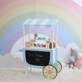 thumbnail image 1 of Teamson Kids My Little Helper Ice Cream Cart & 33 pc. Accessory Set, Blue/White, 1 of 16