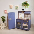 thumbnail image 1 of Teamson Kids Little Chef Normandy Wooden Play Kitchen with Modular Fridge, Sink, Oven & Pretend Play Accessories, Blue, 1 of 17