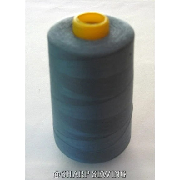 Teamwork 1 SPOOL BLUE GRAY #789 100% POLYESTER SERGER QUILTING THREAD T27 6000 YARDS