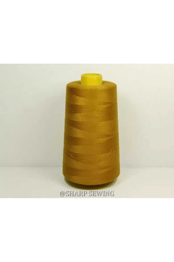 1 SPOOL COPPER 100% POLYESTER SERGER QUILTING THREAD T27 6000 YARDS #930
