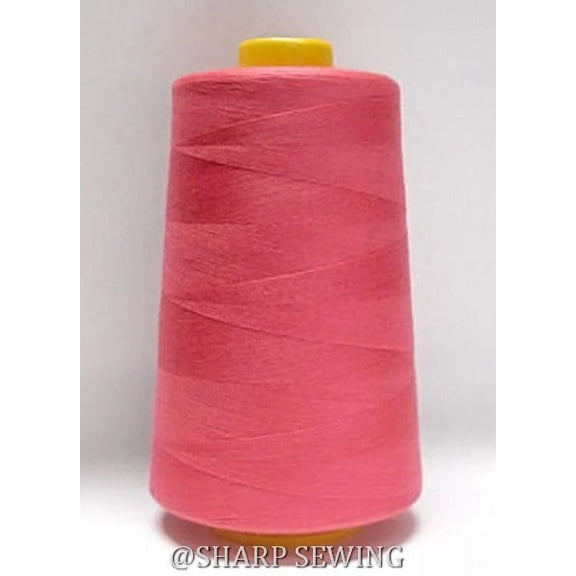 Teamwork 1 SPOOL FUSCHIA #610 100% SPUN POLYESTER SERGER QUILTING THREAD T27 6000 YARDS
