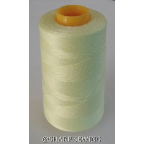Teamwork 1 SPOOL LEGHORN #708 100% POLYESTER SERGER QUILTING THREAD T27 6000 YARDS