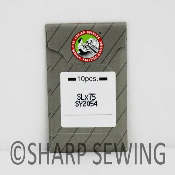 Teamwork 10 ORGAN BALL POINT NEEDLES for SINGER 14U SERGER (OVERLOCK ) #12BP  SYS# 2054,