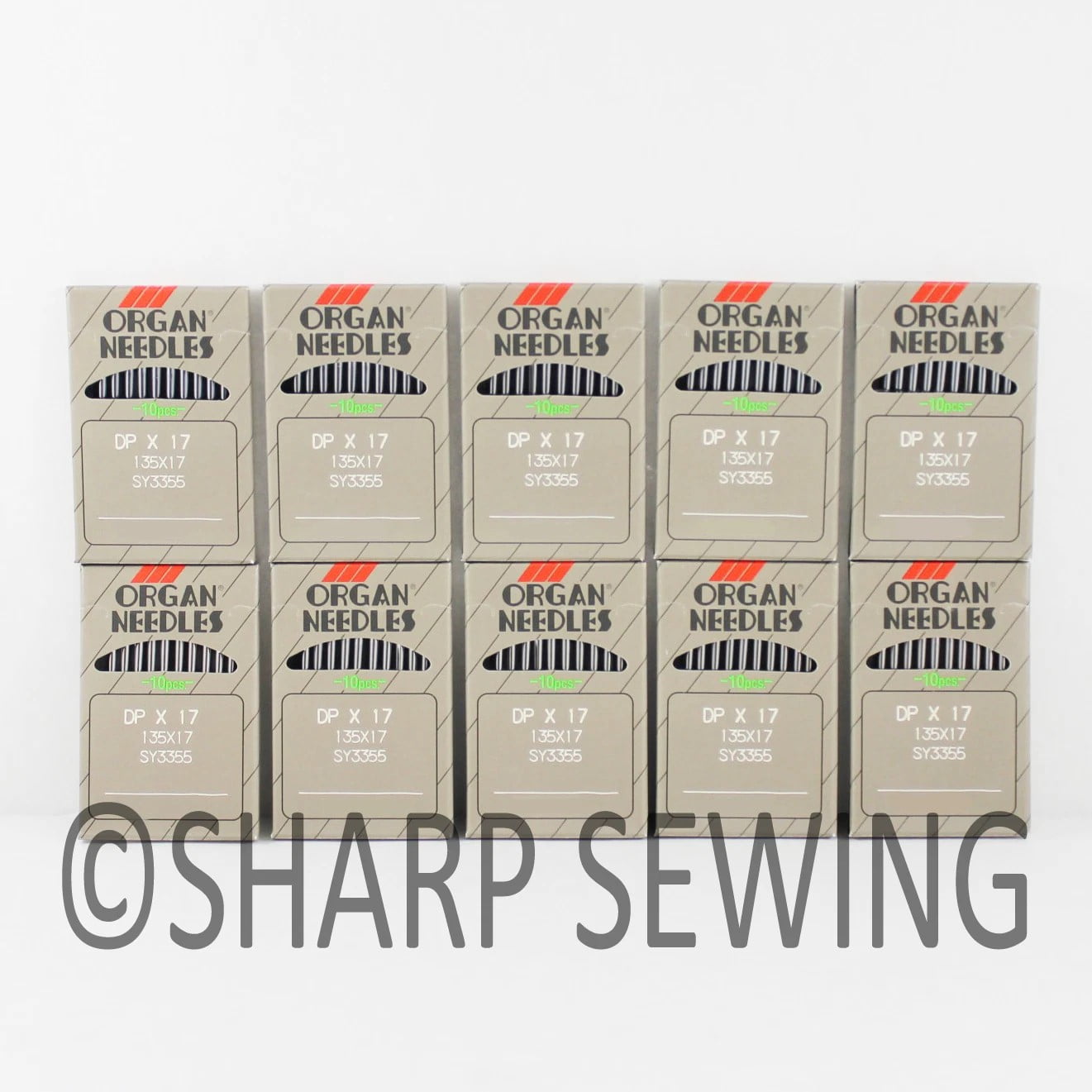 Teamwork 100 ORGAN 135X17PD #20 TITANIUM (GOLD) NEEDLES DPX17 WALKING FOOT SEWING MACHINE